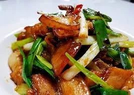 Scallion Fried Crispy Roast Pig
