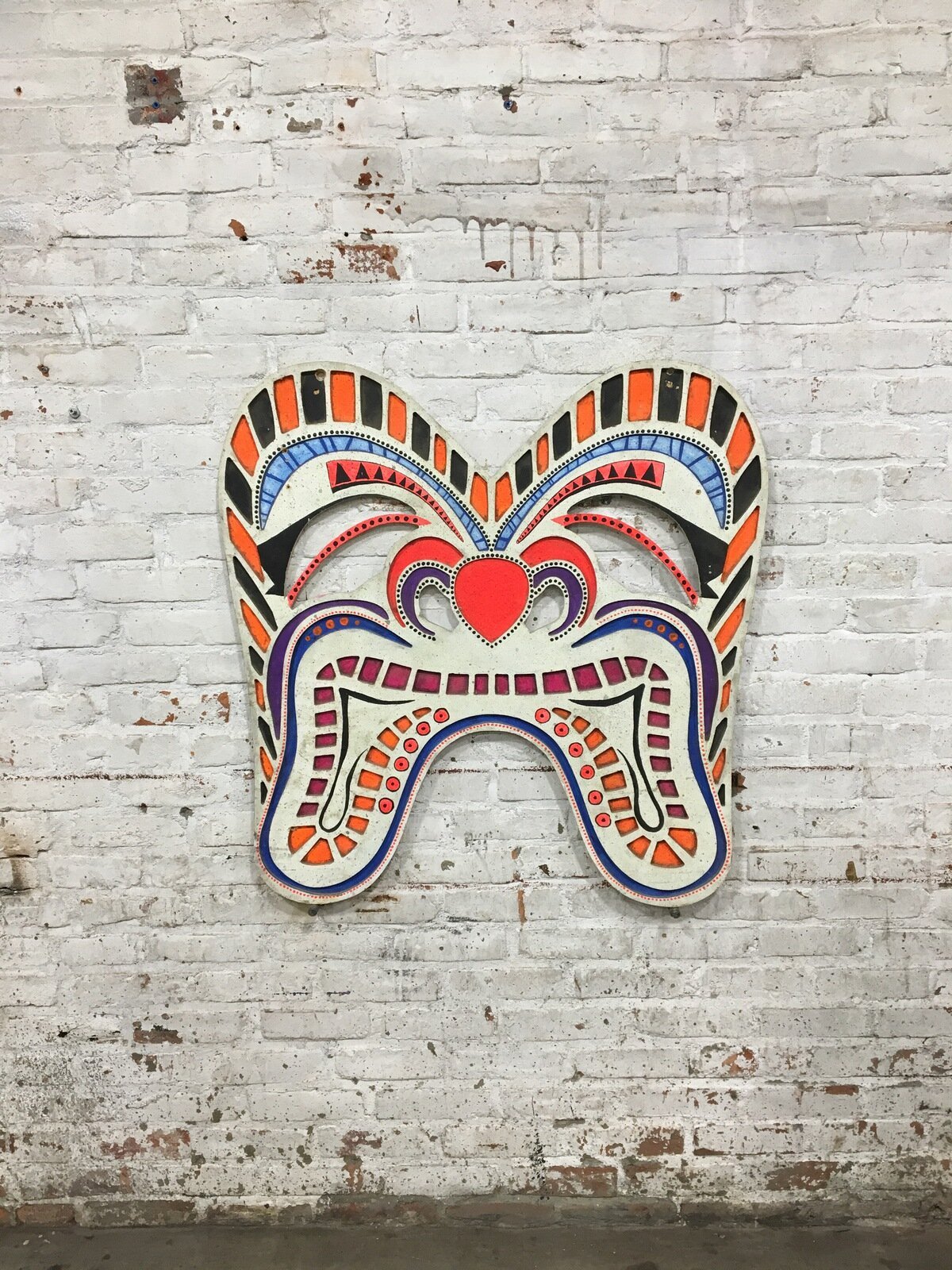 DF038 Vintage Painted Wall Art
