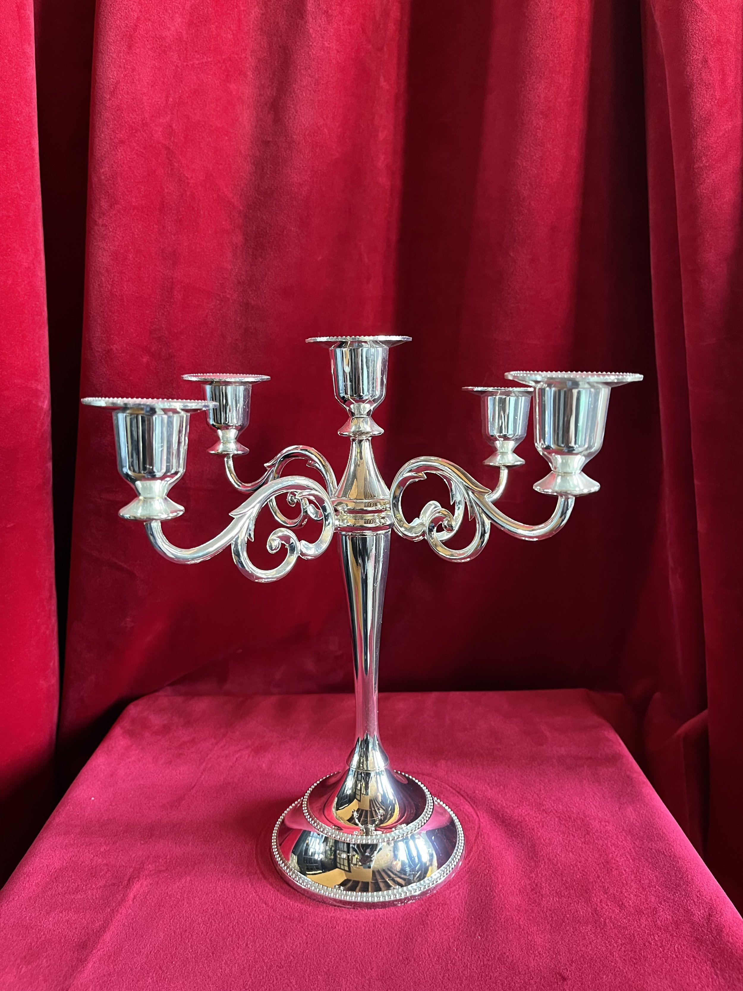 DG018 Silver Candelabra
