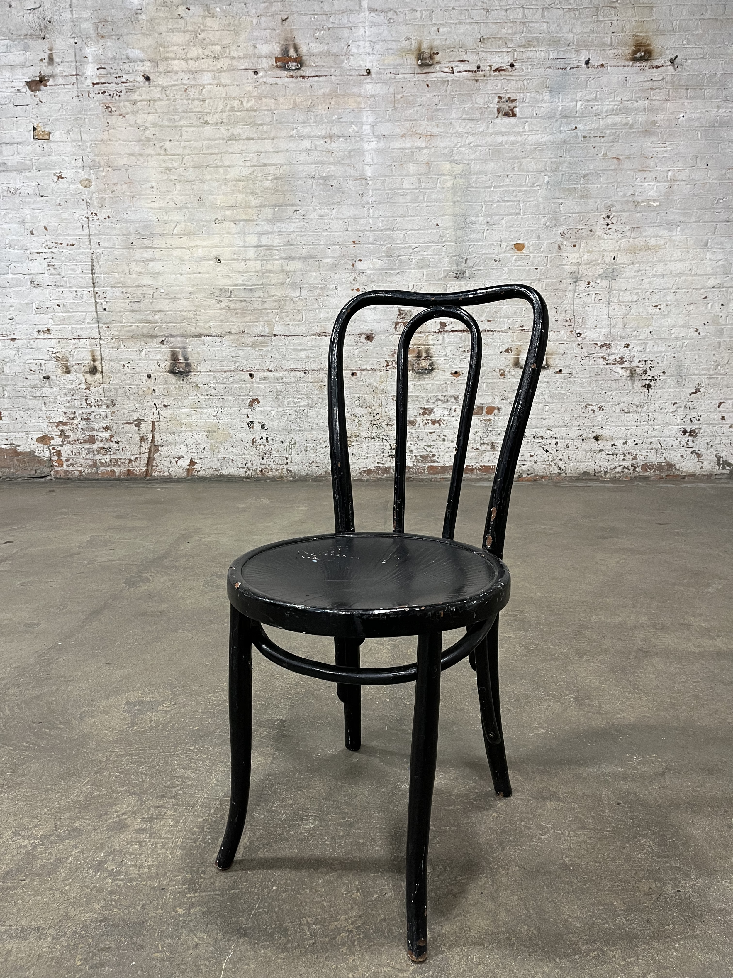 FC032-FX Black Wood Cafe Chair