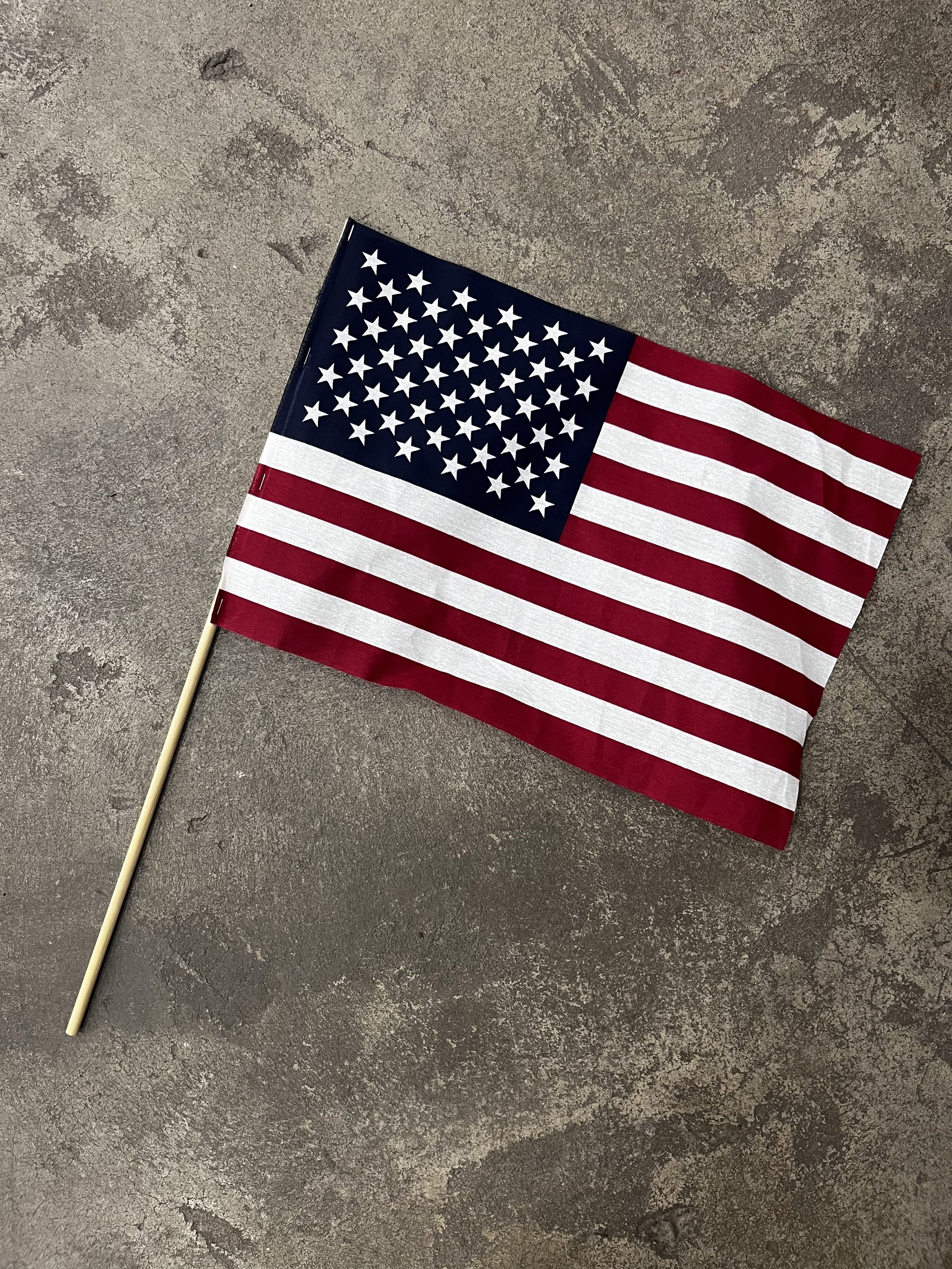 DF204-PS Handheld American Flag