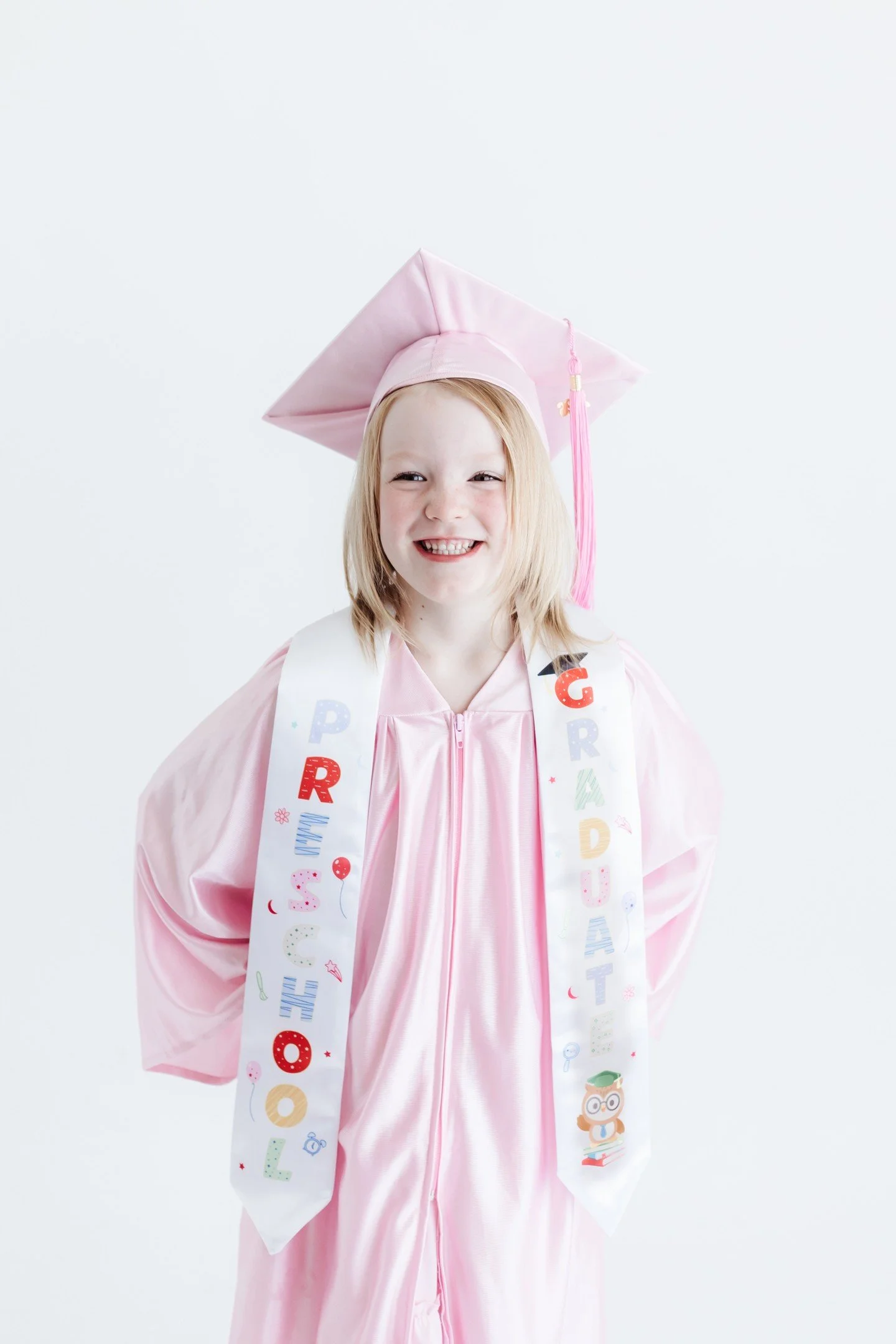 Celebrating two big milestones at once: kindergarten graduation and her fifth birthday! Kids Personality Sessions are quick, fun and perfect for capturing everything that makes your child unique during these special seasons.

Albuquerque kids photogr