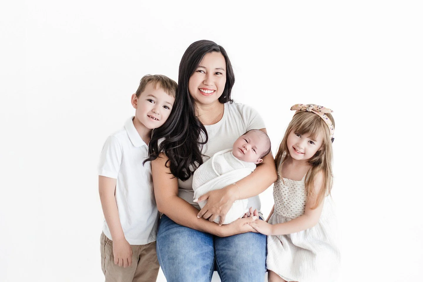 One of the sweetest parts of being a family photographer is watching families grow through the years. I&rsquo;ve photographed this beautiful family for a long time, and it was such an honor to welcome them back to my Albuquerque studio to capture the