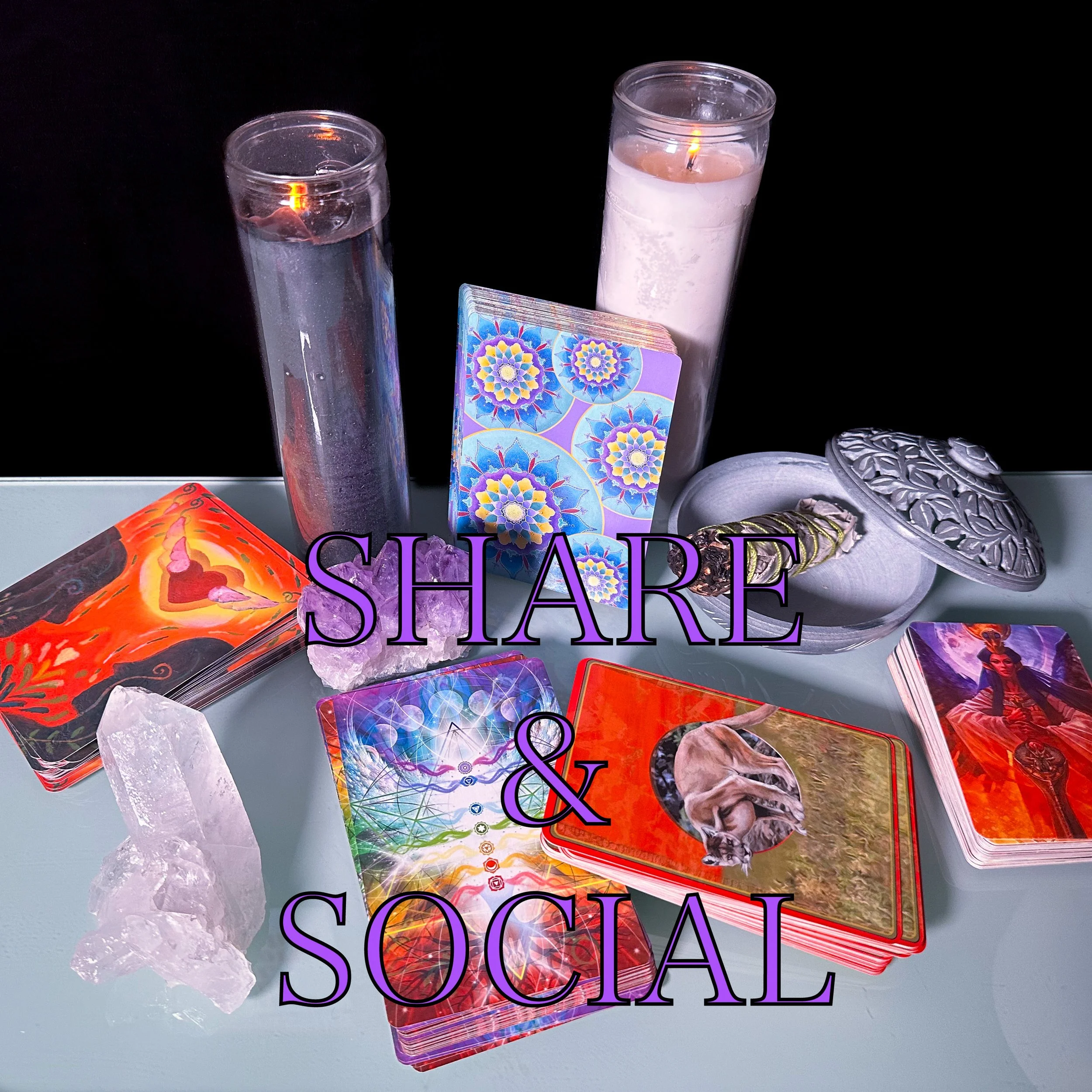 Oracle Cards Share & Social - (not covering Tarot Cards) - New Hampshire - (Part 2 of 2)