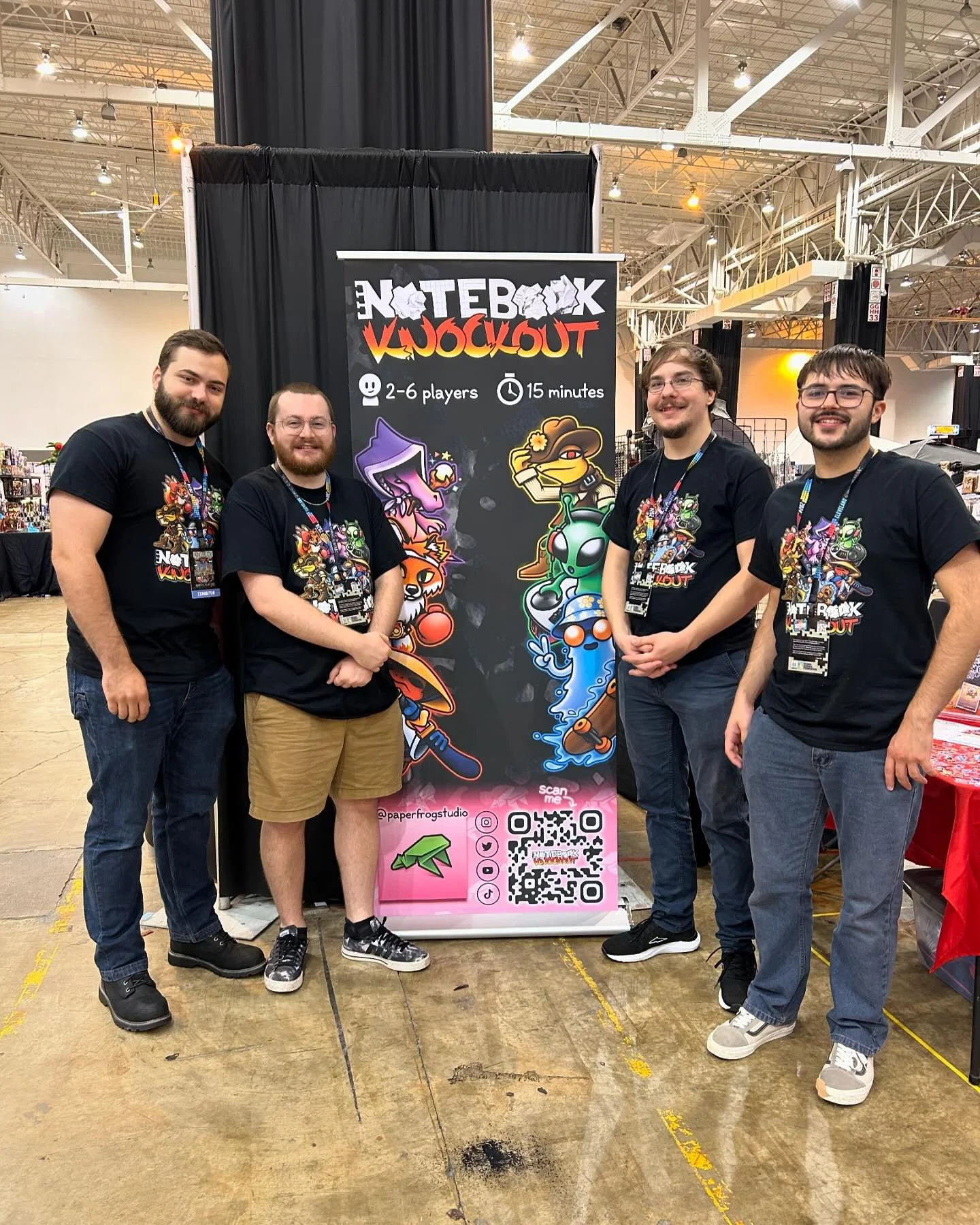 Thank you so much to everyone we met at the @clevelandgamingclassic and to the CGC team for awarding Notebook Knockout as best in show! It was an incredible honor to get this recognition from the community at our first time at CGC, and we are beyond 