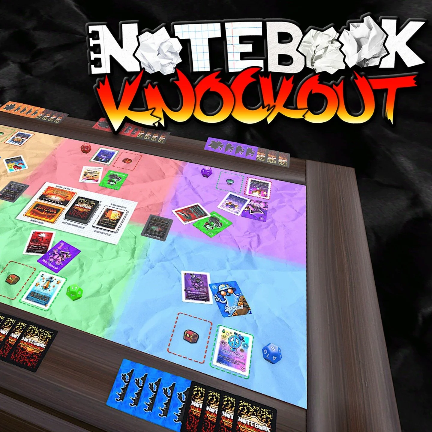 Want to try before you buy Notebook Knockout?

The game is now officially available in the workshop for @tabletop_simulator on Steam! 

Need friends to play with? Join our discord!

discord.gg/ryCeqwrh6F

We also have partnered with many locations th