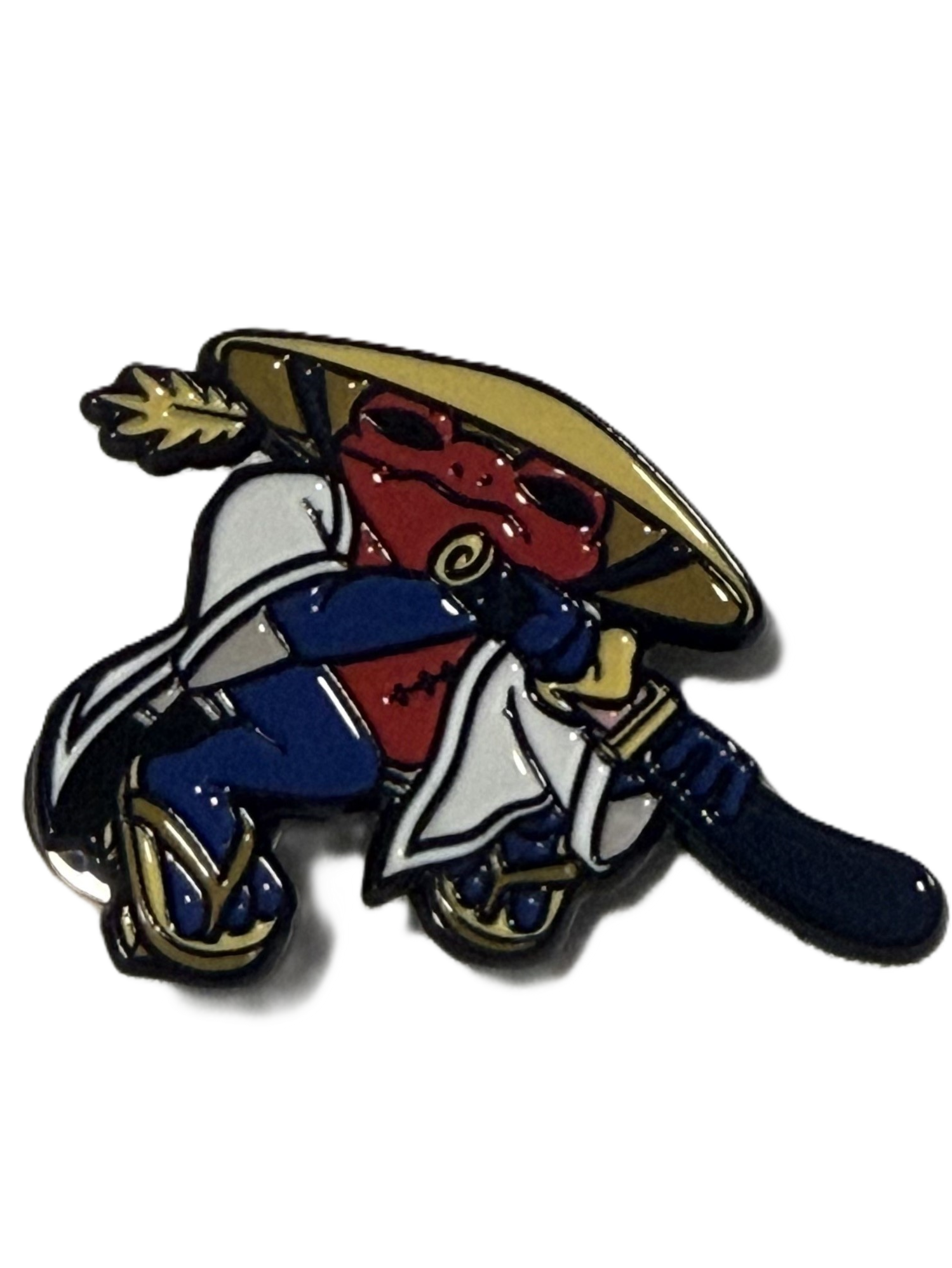 Red Character Enamel Pin