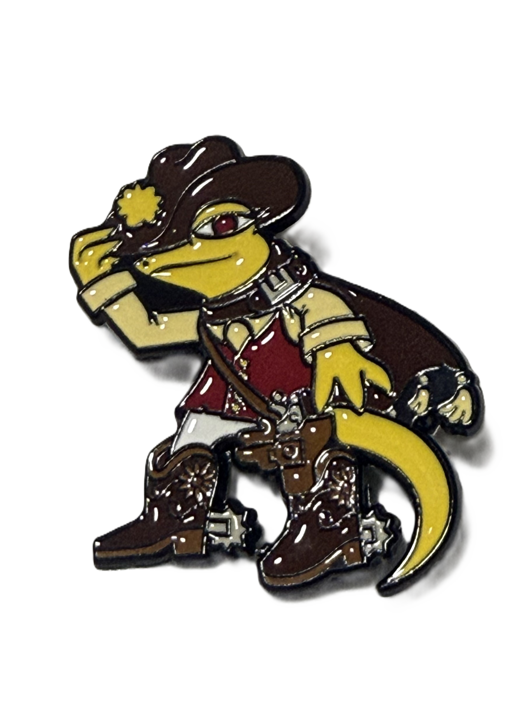 Yellow Character Enamel Pin