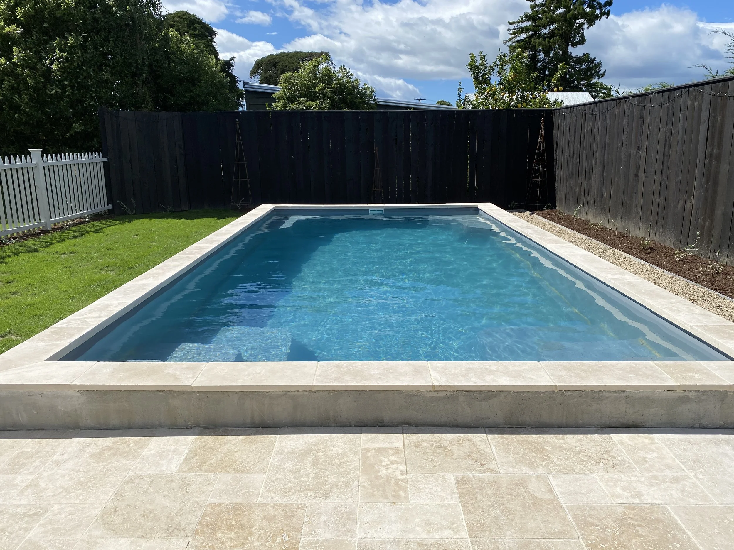 Classic Travertine French Pattern