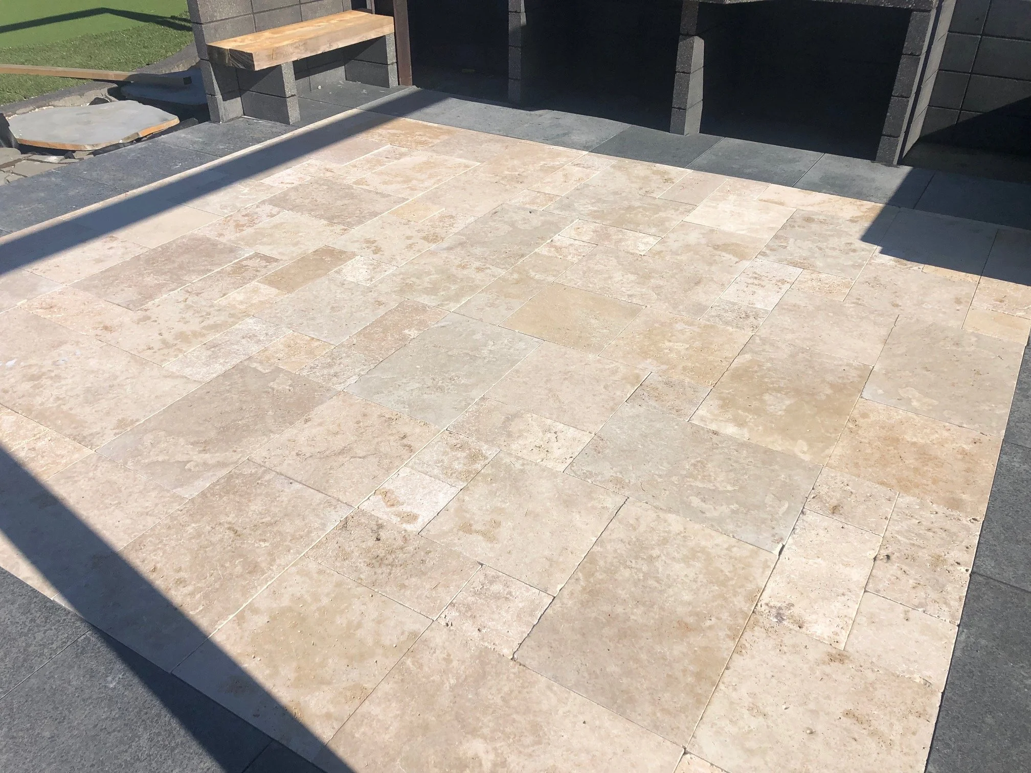 Classic Travertine French Pattern