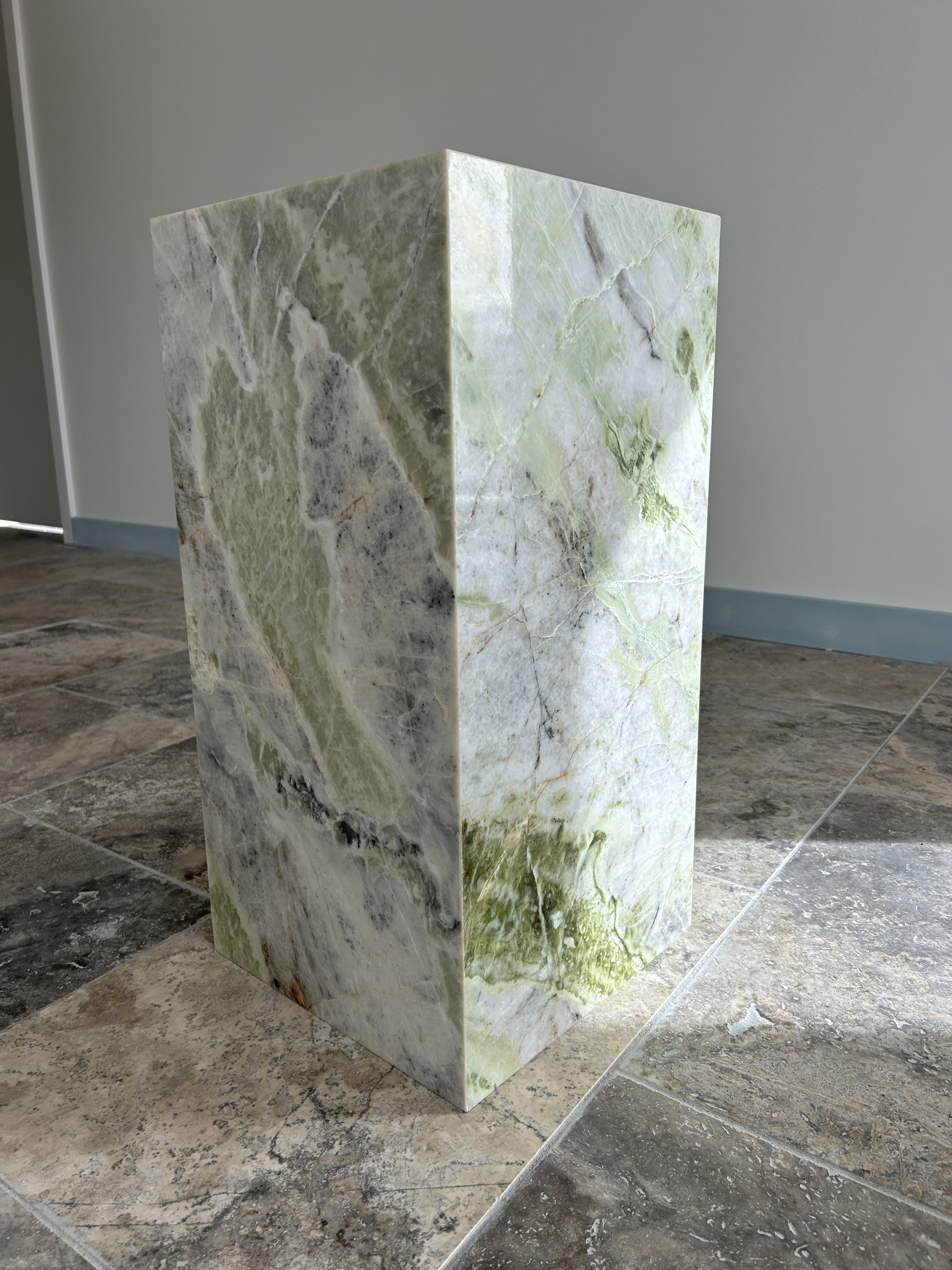Green Marble Cube