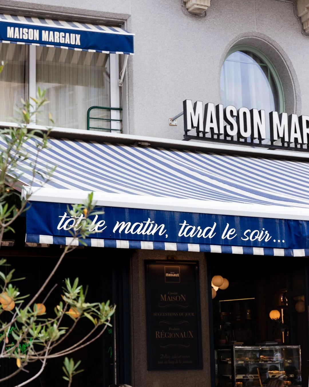 Maison Margaux service non stop du petit déjeuner au dîner