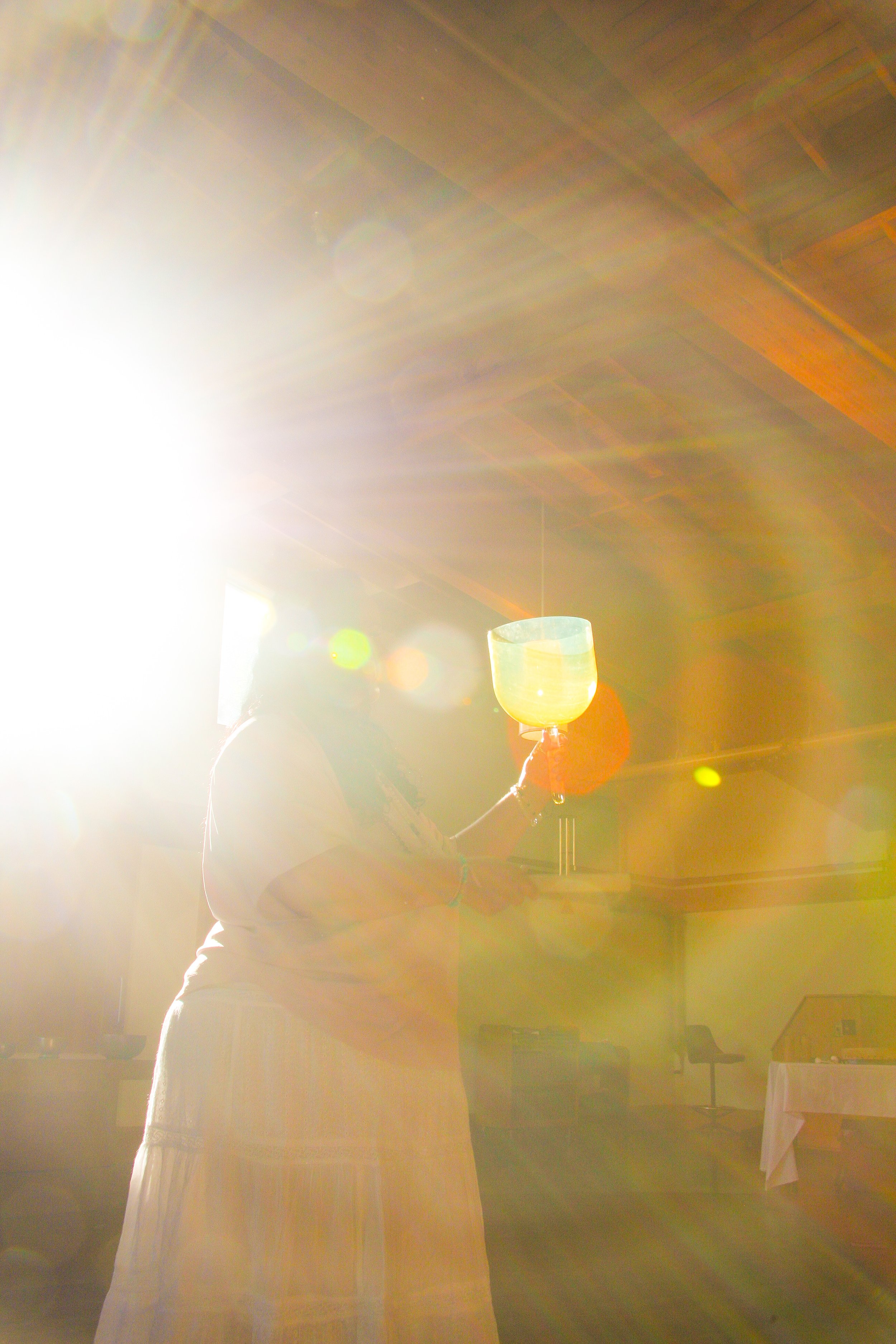Sound bath mediation spiritual event photography