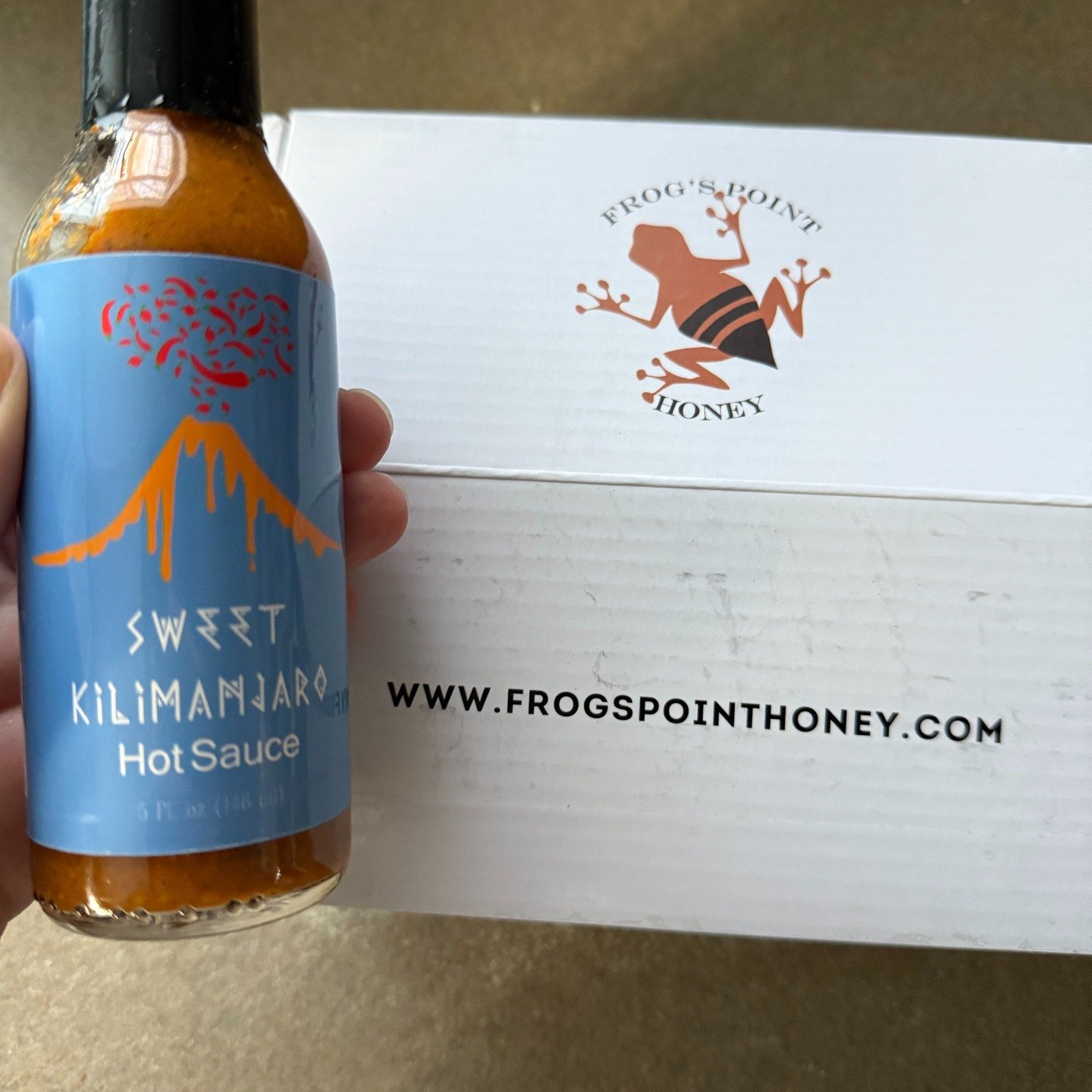 Heck yeah! #frogspointhoney #sweetkilimanjaro #yum @patrickfreivald