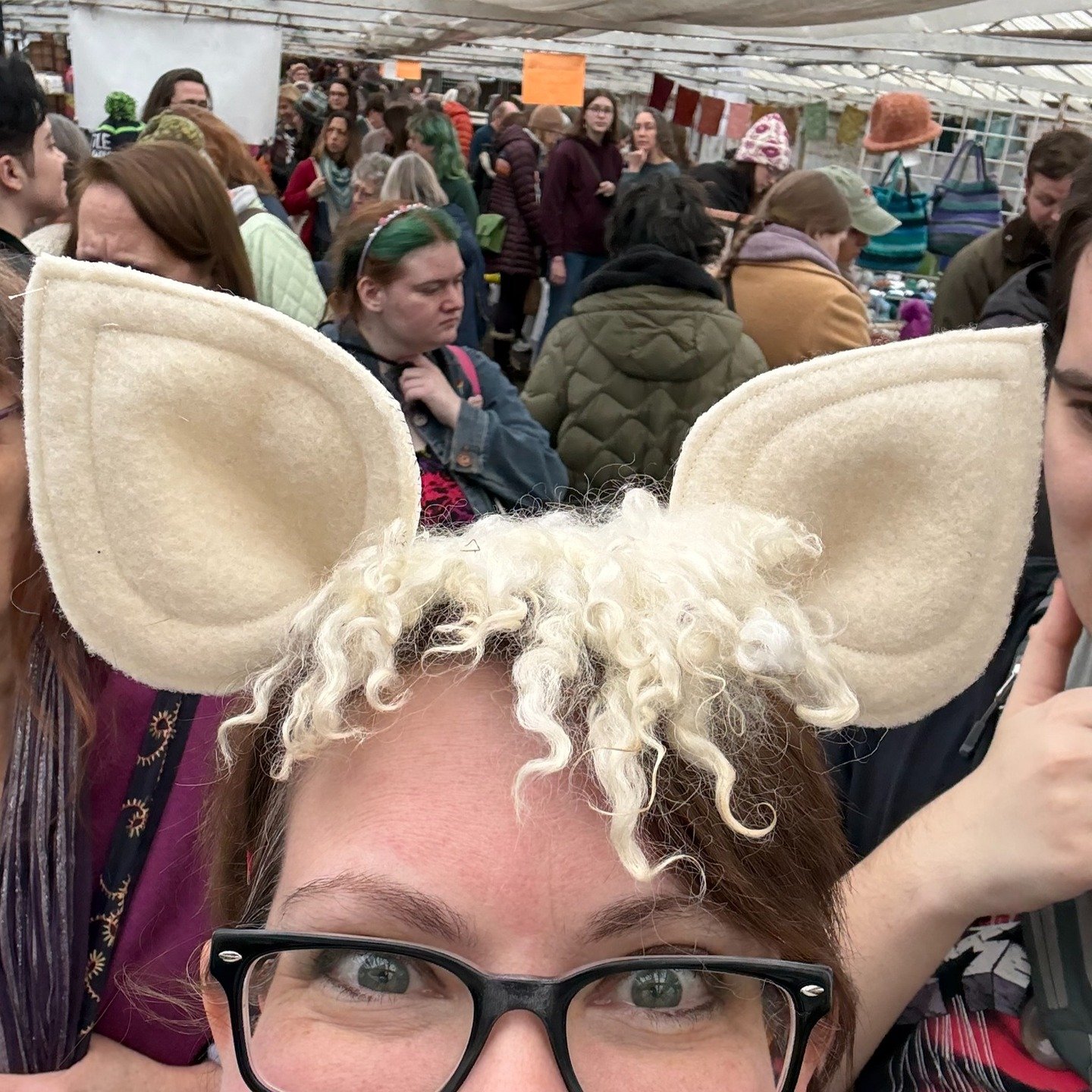 Went to the @russellsgardencenter winter fiber market today in Wayland, MA! So many awesome vendors, so much amazing yarn...