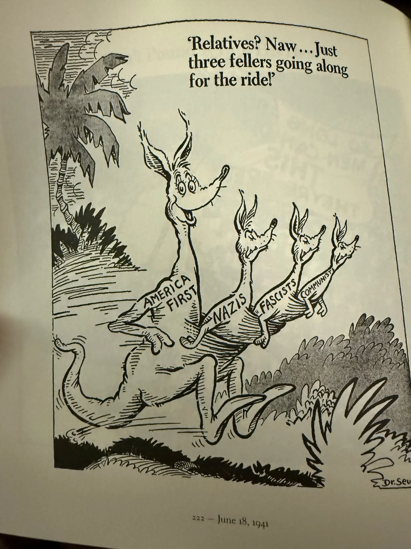 Dr. Seuss knew where it was at a long time ago. @brianjayjones reminded me of this image today during his #biolab2026 talk. (And reminder that this is the Stalinism flavor of communism, which was actually just more fascism, simplistically speaking.) 