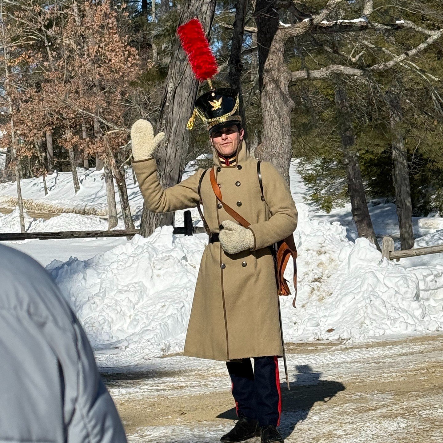 Had a fantastic time at @oldsturbridgevillage this weekend for their celebration of Knox's Noble Train of artillery! It was SO cold on Saturday, but they had fires going around the village and we could duck into buildings, so it was ok. Lots of fun a