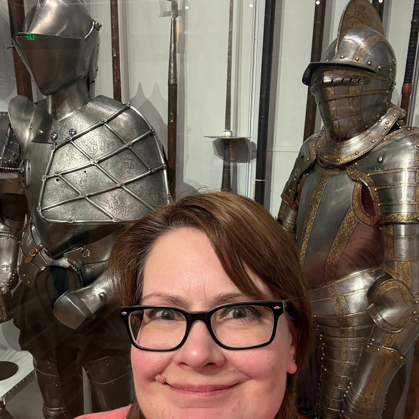 Had a great time at the art museum for my birthday today, AND I found out that it is ALSO #MichaelSheen's birthday!