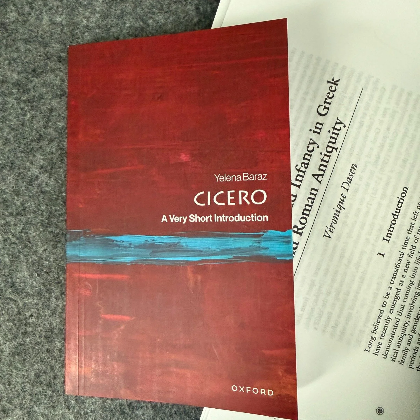 Saw this book and started chuckling a bit, thinking about how pissy and offended Cicero would be at getting the "very short" treatment.