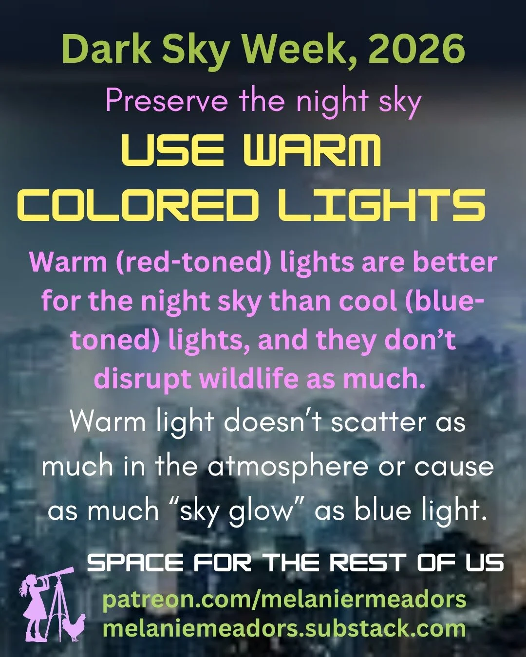 It's my final #darksky tip of the week! Hopefully I gave folks some food for thought. Every little bit helps.