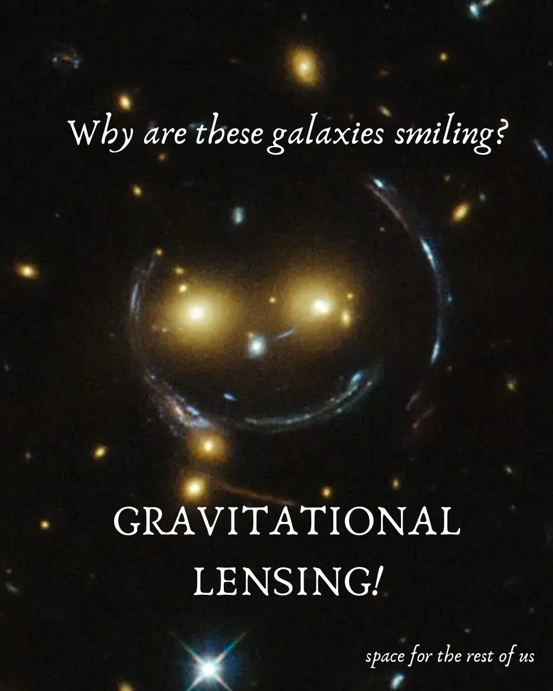 Have you ever wondered what gravitational lensing is or how it works? How does microlensing fit into the picture? You can learn all about it in this week's "Space for the Rest of Us" free public article! See links in my bio or search "