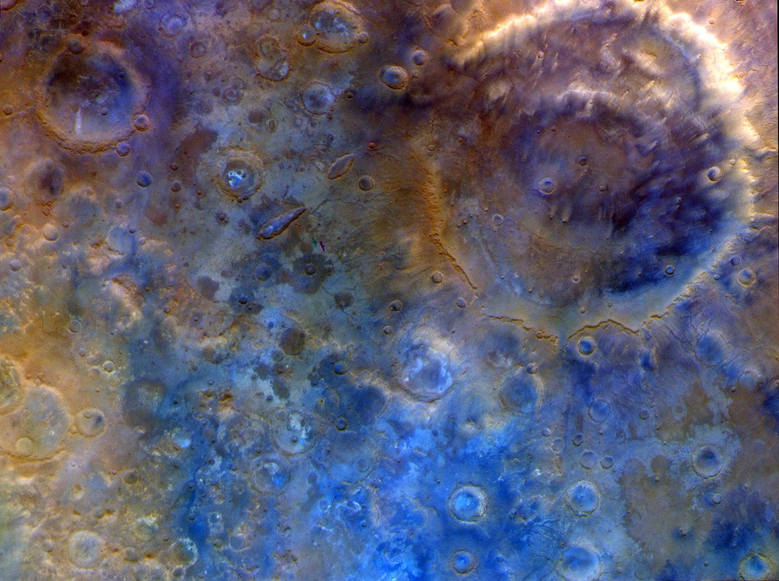 Images that #NASA's #Psyche spacecraft took of #Mars during its flyby for gravity assist are coming in. Isn't that amazing? That's the Huygens crater taken with the multispectral imager. Psyche the spacecraft is on its way to Psyche the asteroid, a m