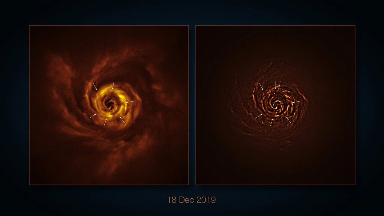A Solar System's Baby Pictures