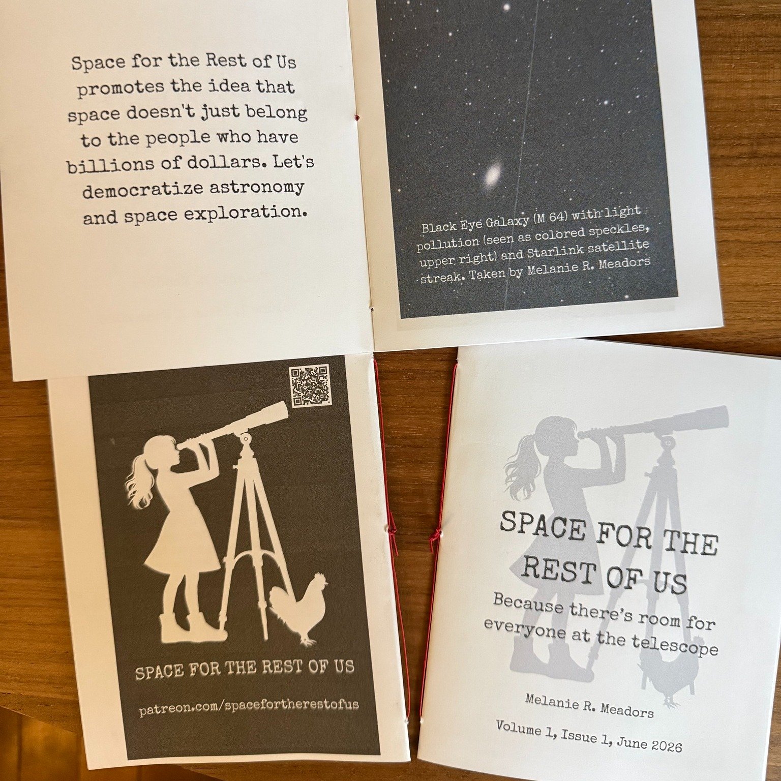 If you want to get the very first issue of the Space for the Rest of Us zine, as well as an issue every month from now on, become a paying subscriber to my Patreon by Jun 15th! Subscribers at $5 and up will also get occasional other goodies in the ma
