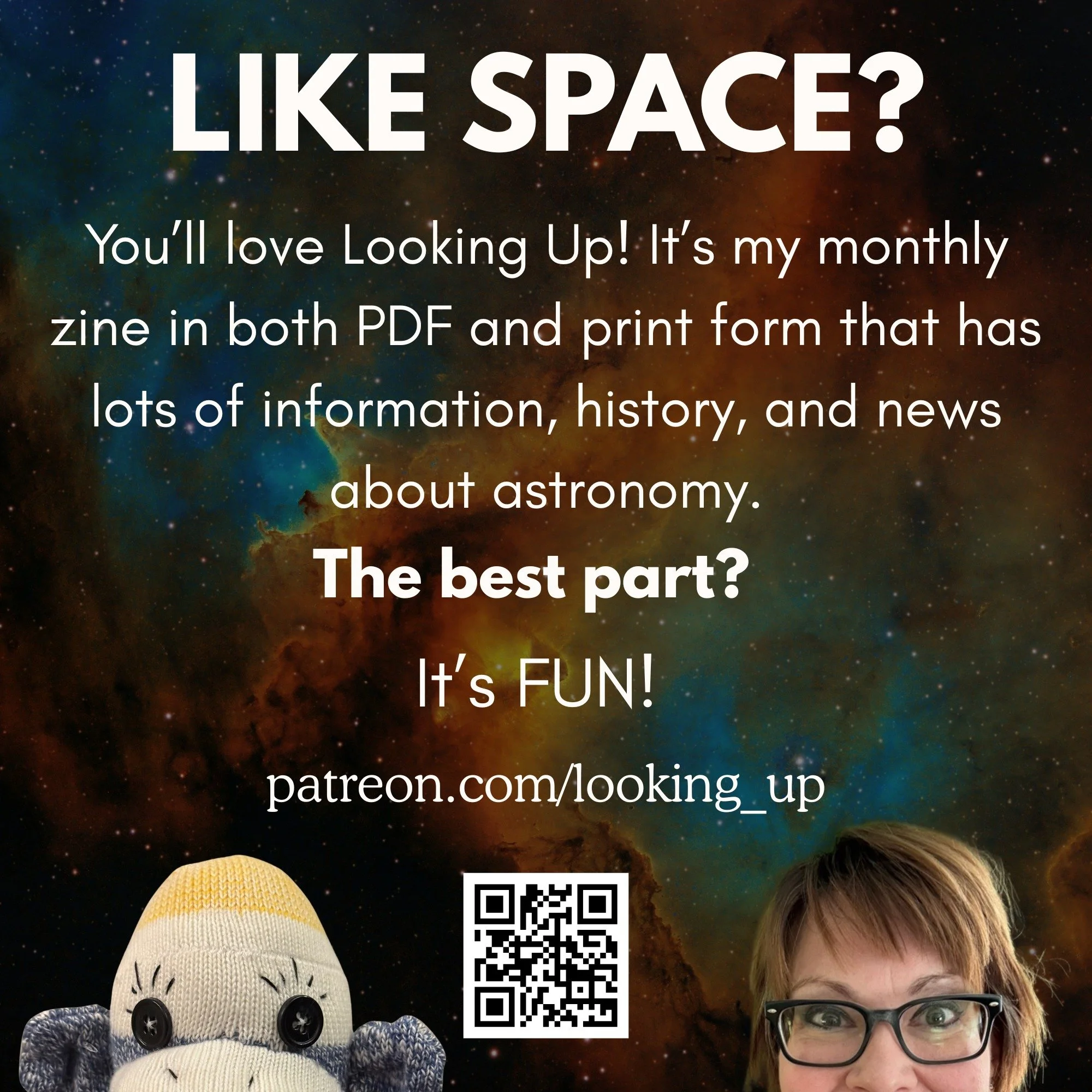 I've studied astronomy and science communication for many years both in academia and out. Making this 24 page zine is the most fun I've had in AGES. I love engaging with everyone this way! And the bonus is that it supports my public programming at li