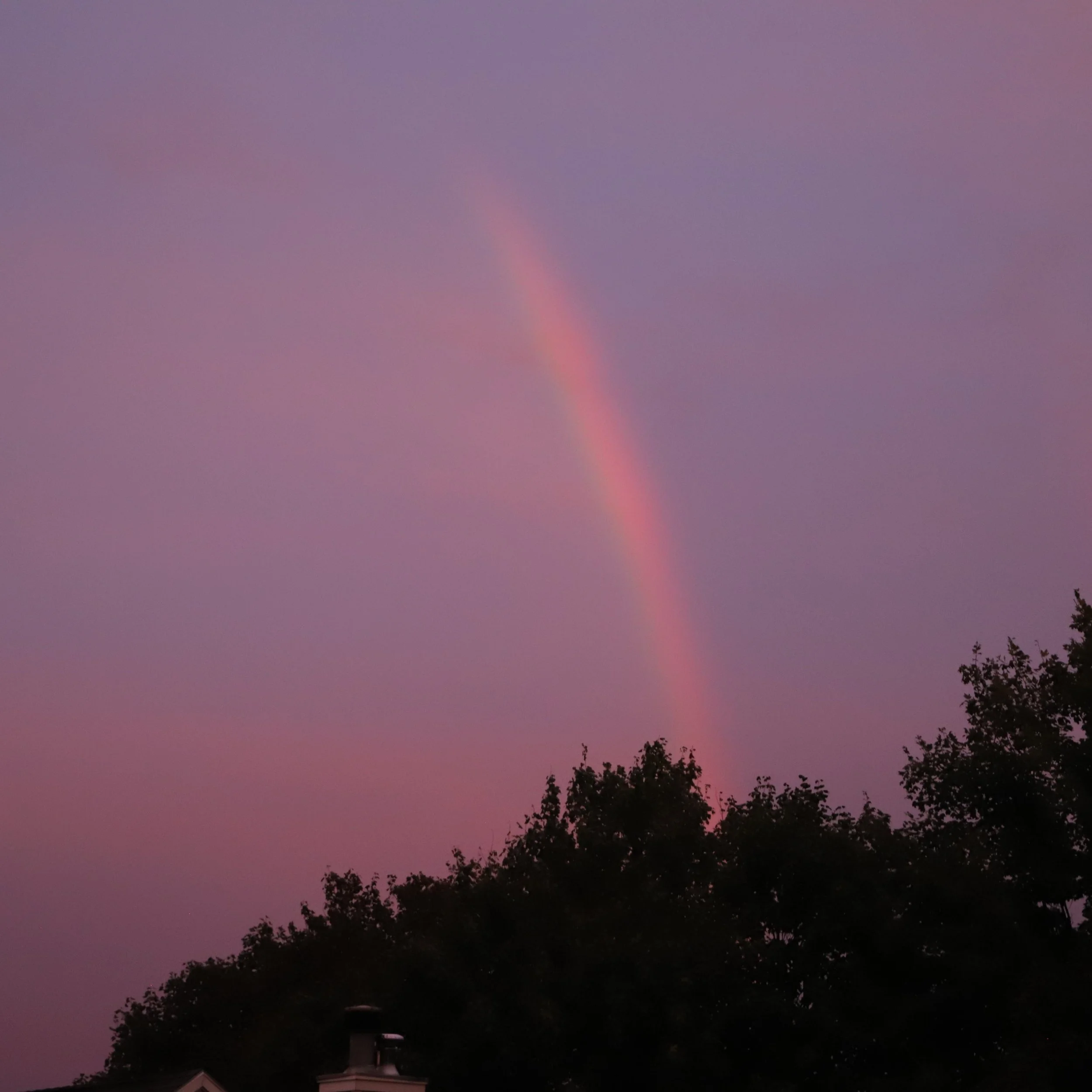 The calm before the storm... the sky sure was pretty tonight.