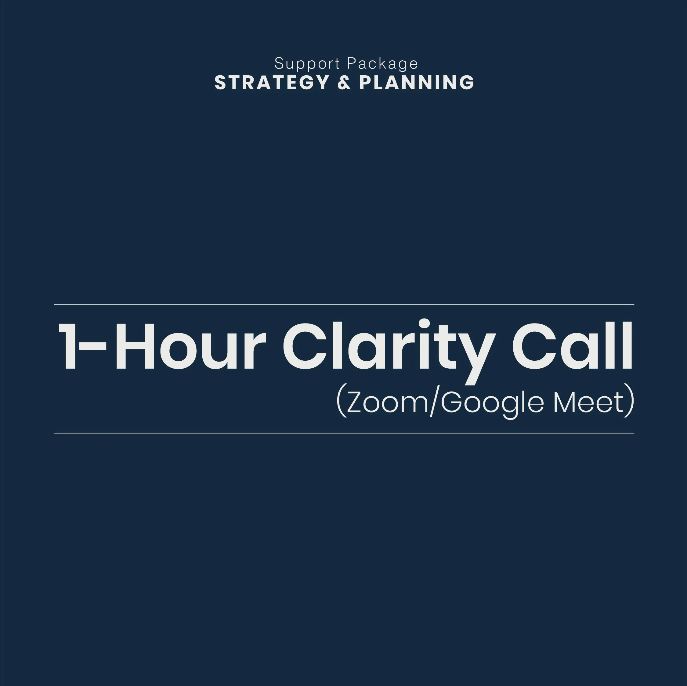 1-Hour Clarity Call