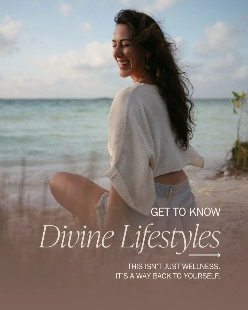 Divine Lifestyles was born through my own healing.

Loss. Anxiety. Hormonal imbalance. A spiritual awakening that changed everything.
That&rsquo;s when I realized the medicine was never outside of me. It was always within.

Now, I hold space for wome