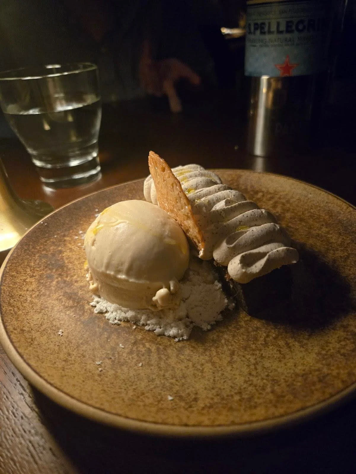 Chocolate and Carmel Tuile