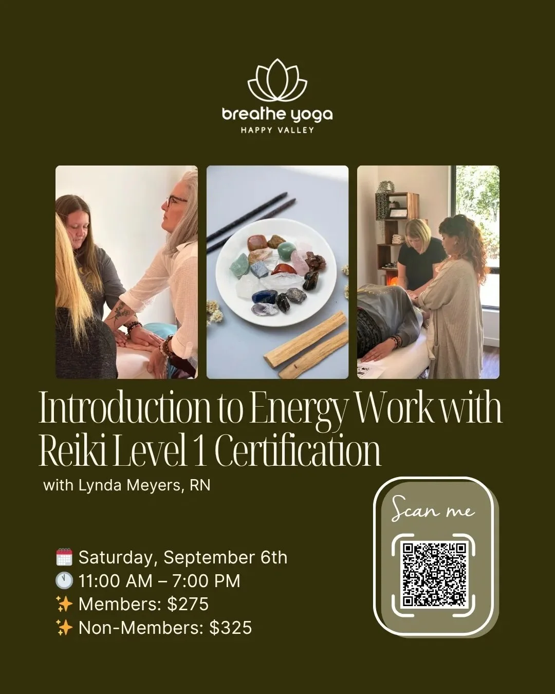 Introduction to Energy Work with Reiki 1 Certification