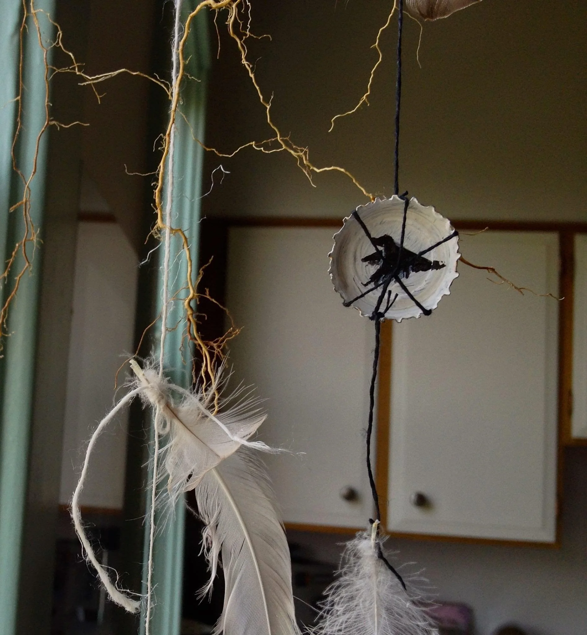 Detail of a mobile sample I made for a workshop.