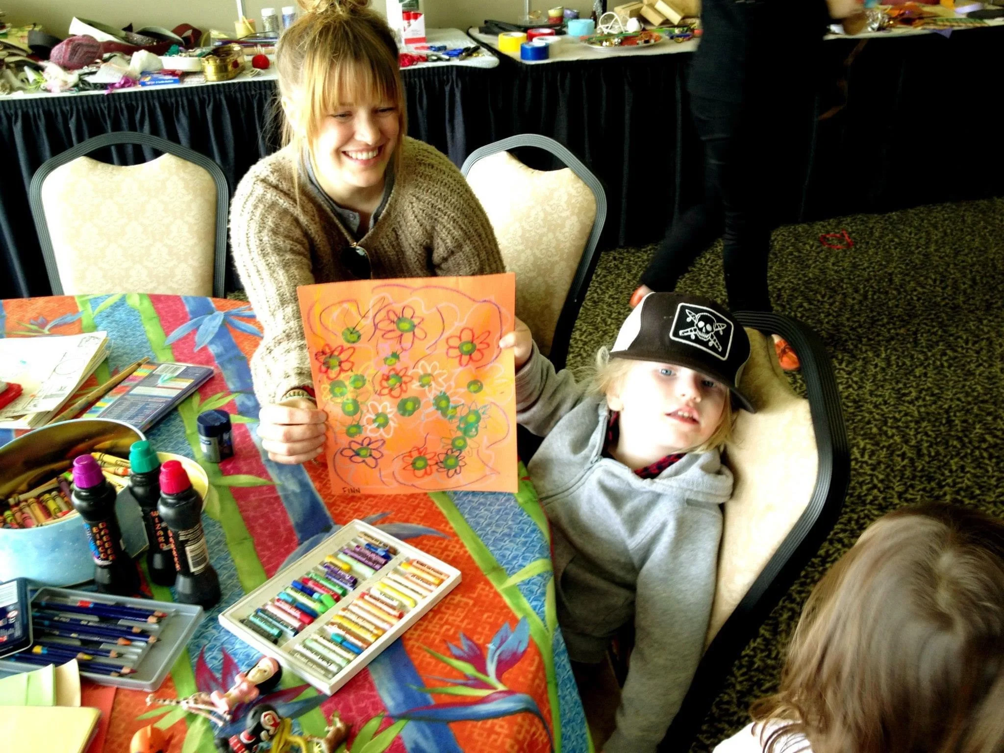 Upcycle all ages workshop at the PNE admin building.