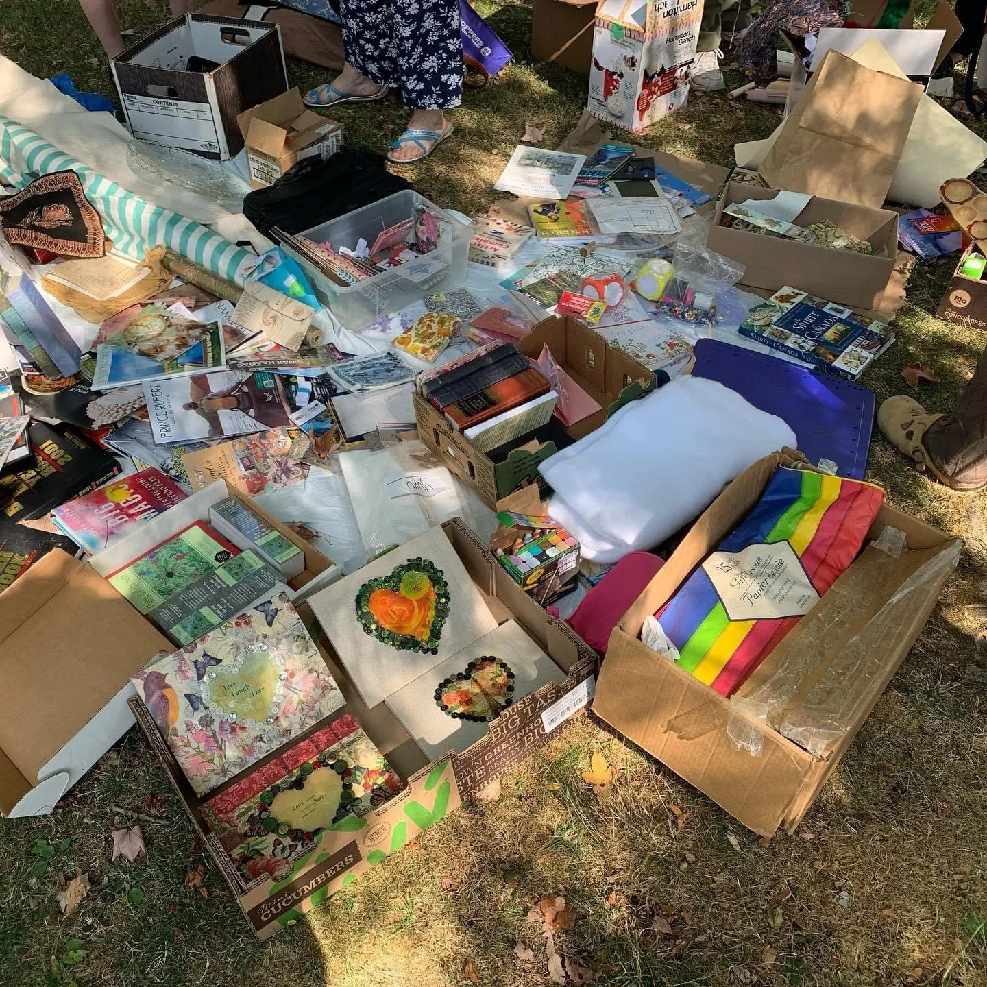 Magpie's Nest summertime art supply swap.