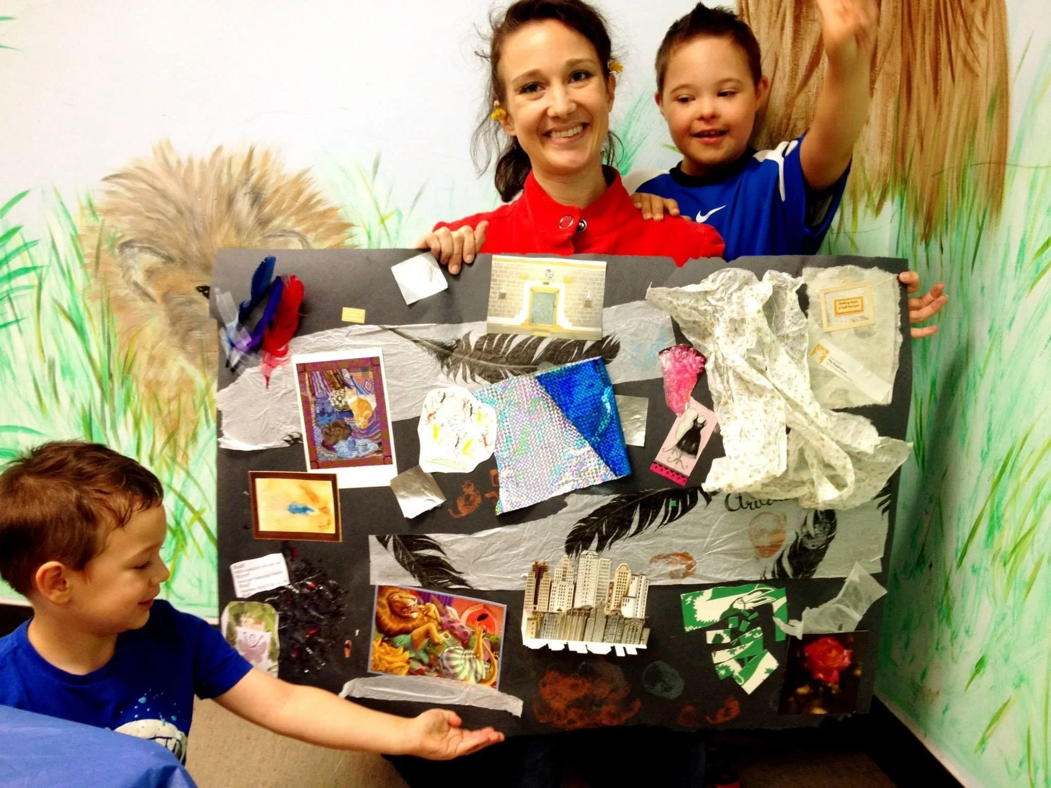 Positive message all ages card making workshop at Hastings Community Centre.