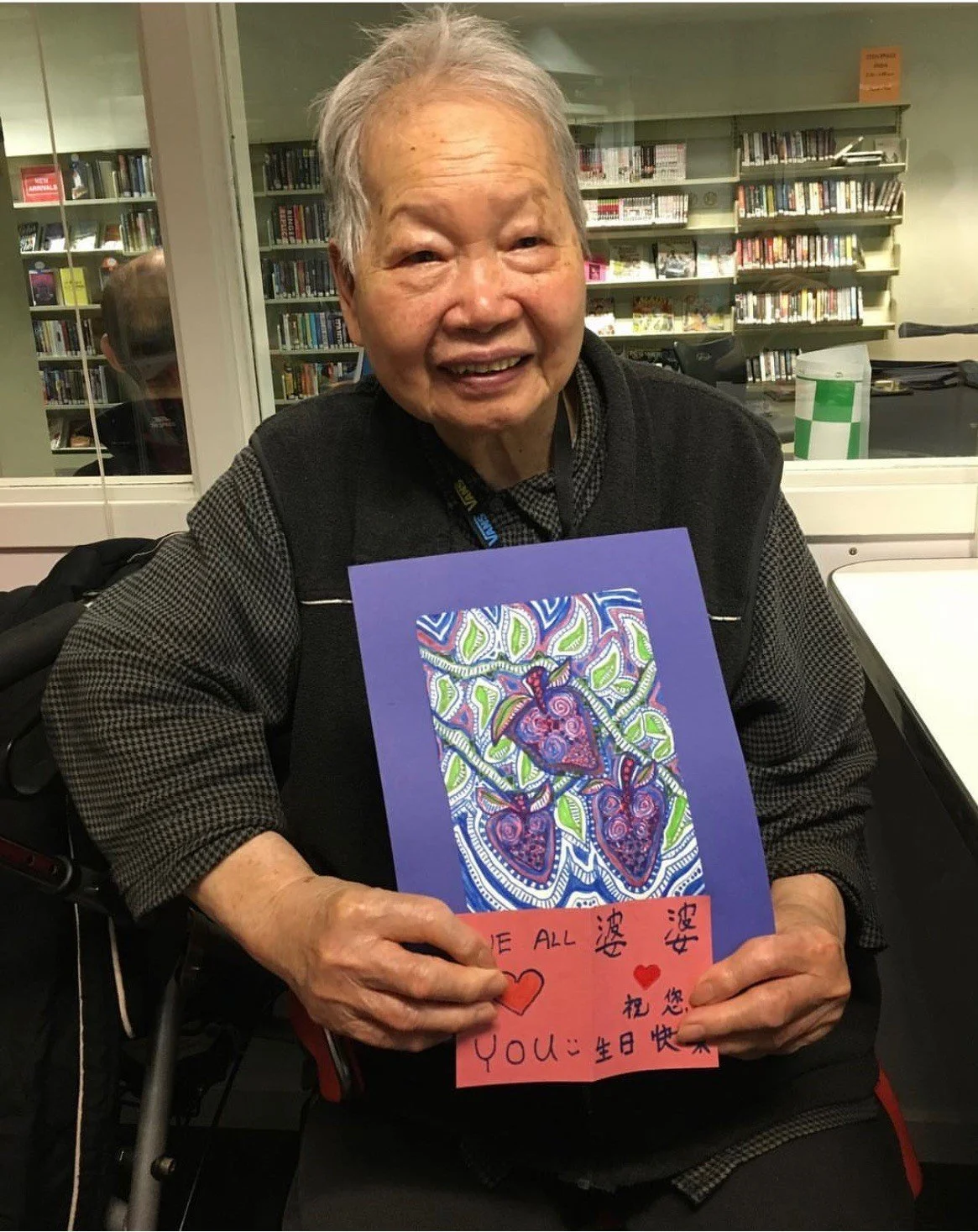 Affirmative Art Journaling at the Hastings Branch of the Vancouver Public Library.