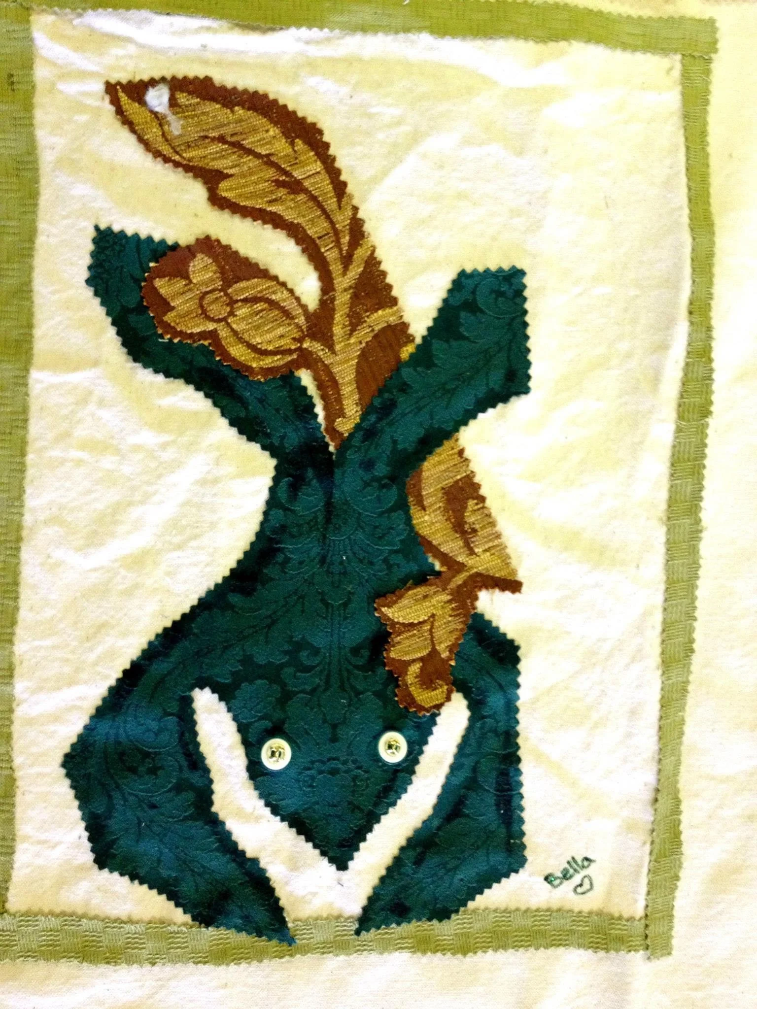 Fabric Collage Workshop all ages workshop at the Pacific National Exhibition Admin Building.