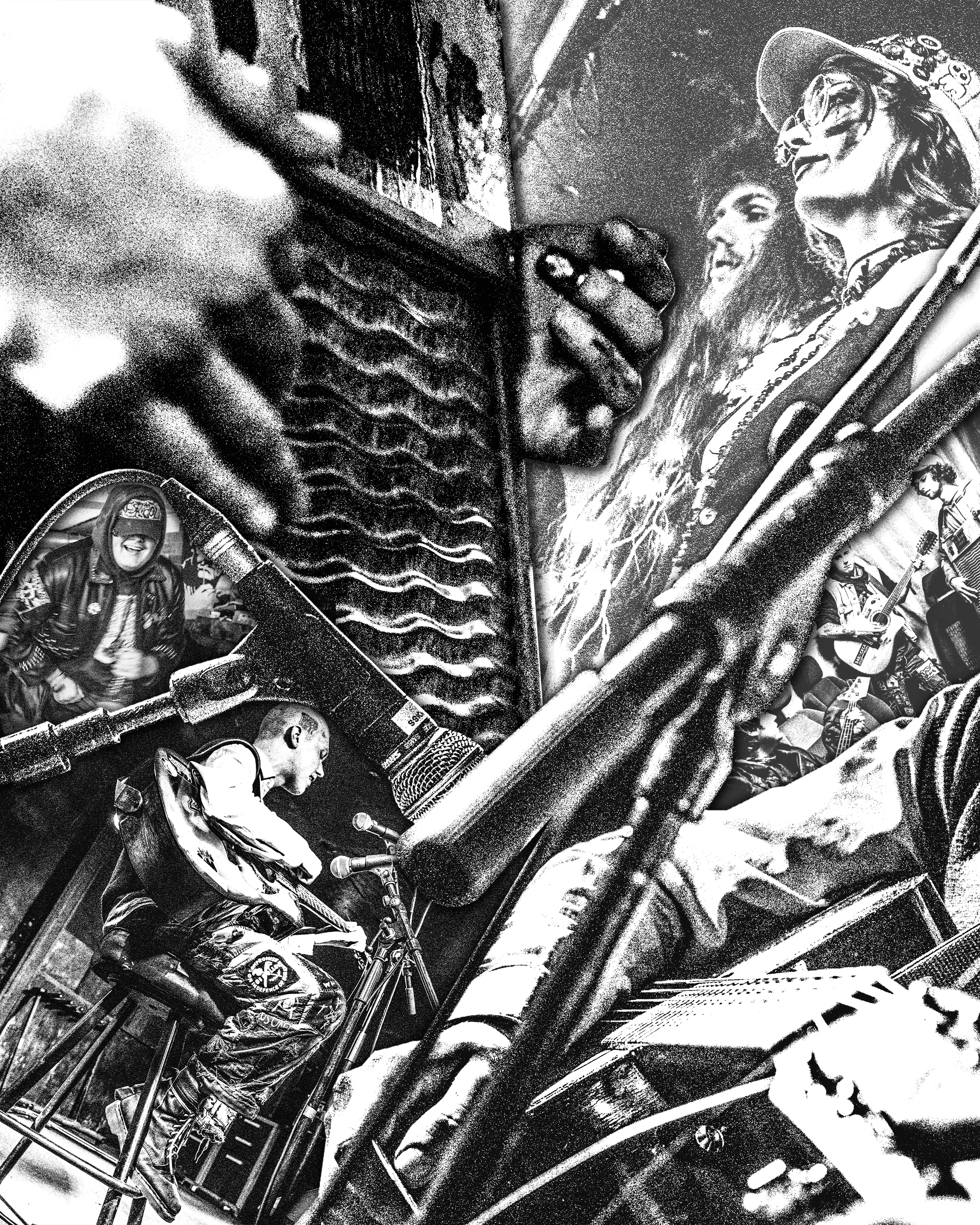 "Fuck Shit Up" 15, fotograafia + digikollaaž. 2025