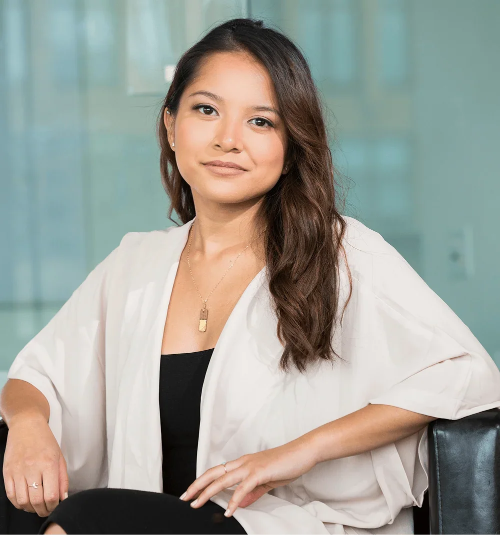 portrait of alberta woman entrepeneur looking at the camera
