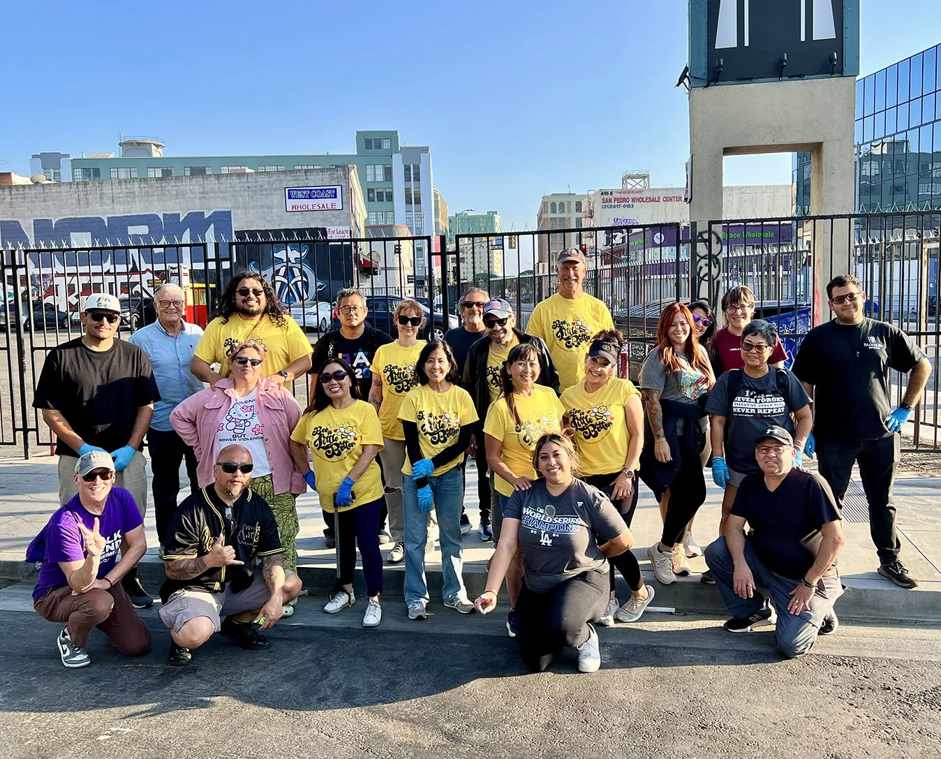 So proud to see how this group has grown in just one year! We are grateful for all of our rockstar volunteers!