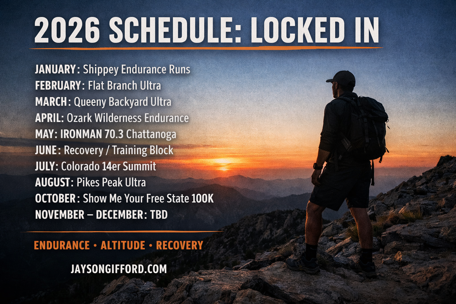 2026 - One body. One year. Done right.