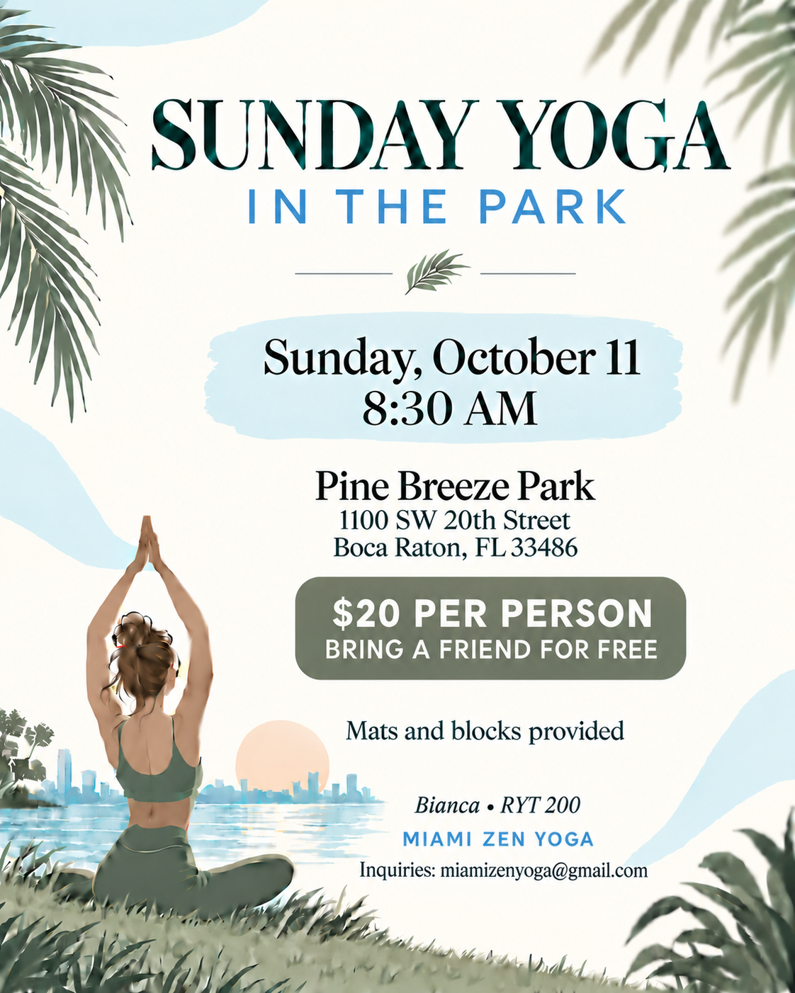 Pine Breeze Park Yoga