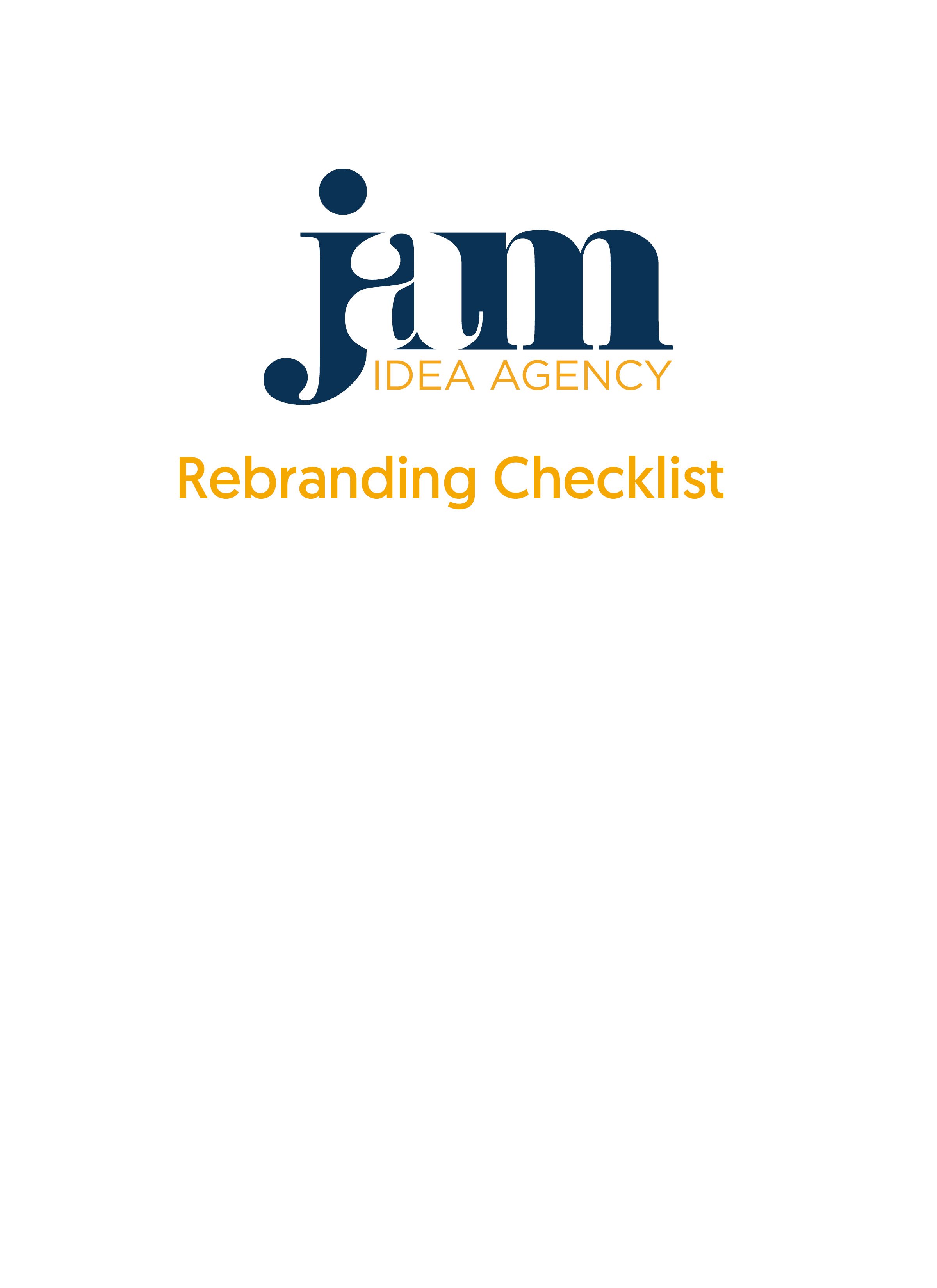 Rebranding Checklist