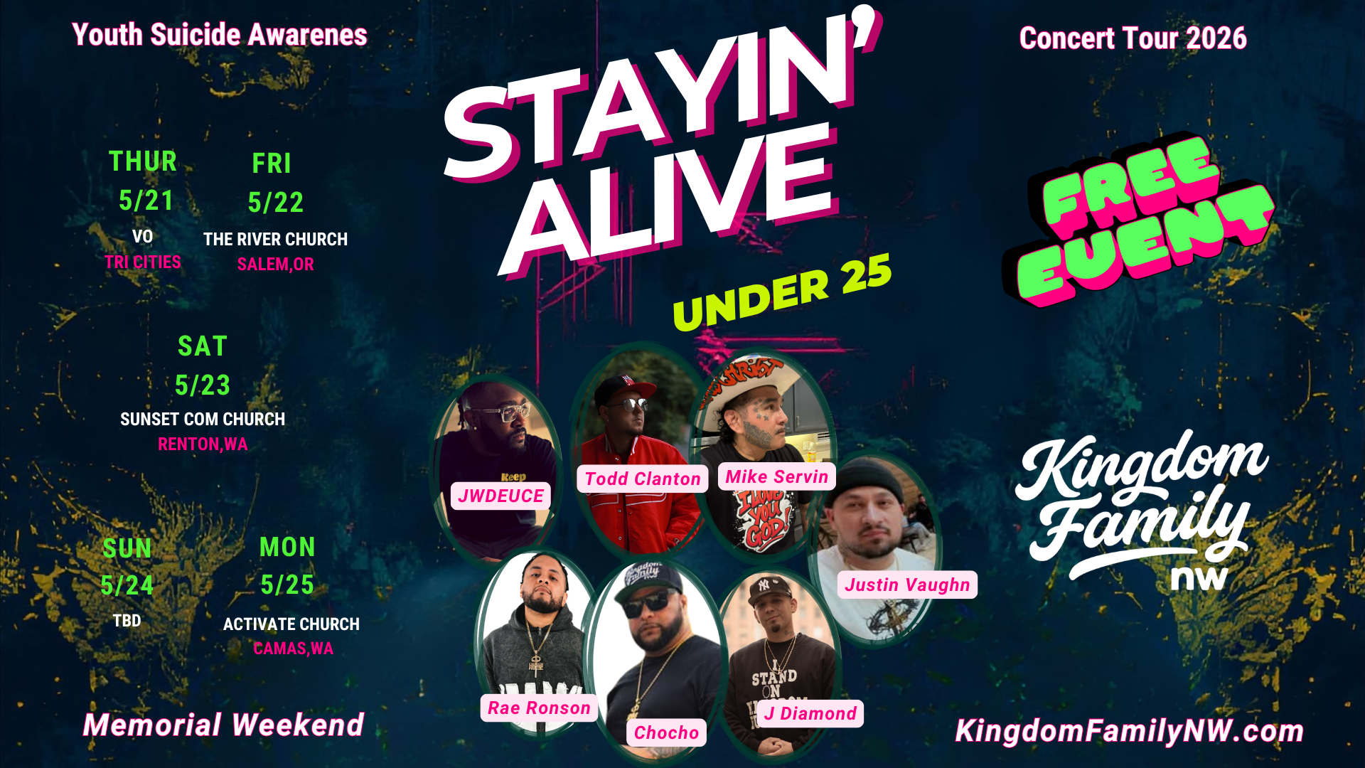 Stayin' Alive Youth Concert