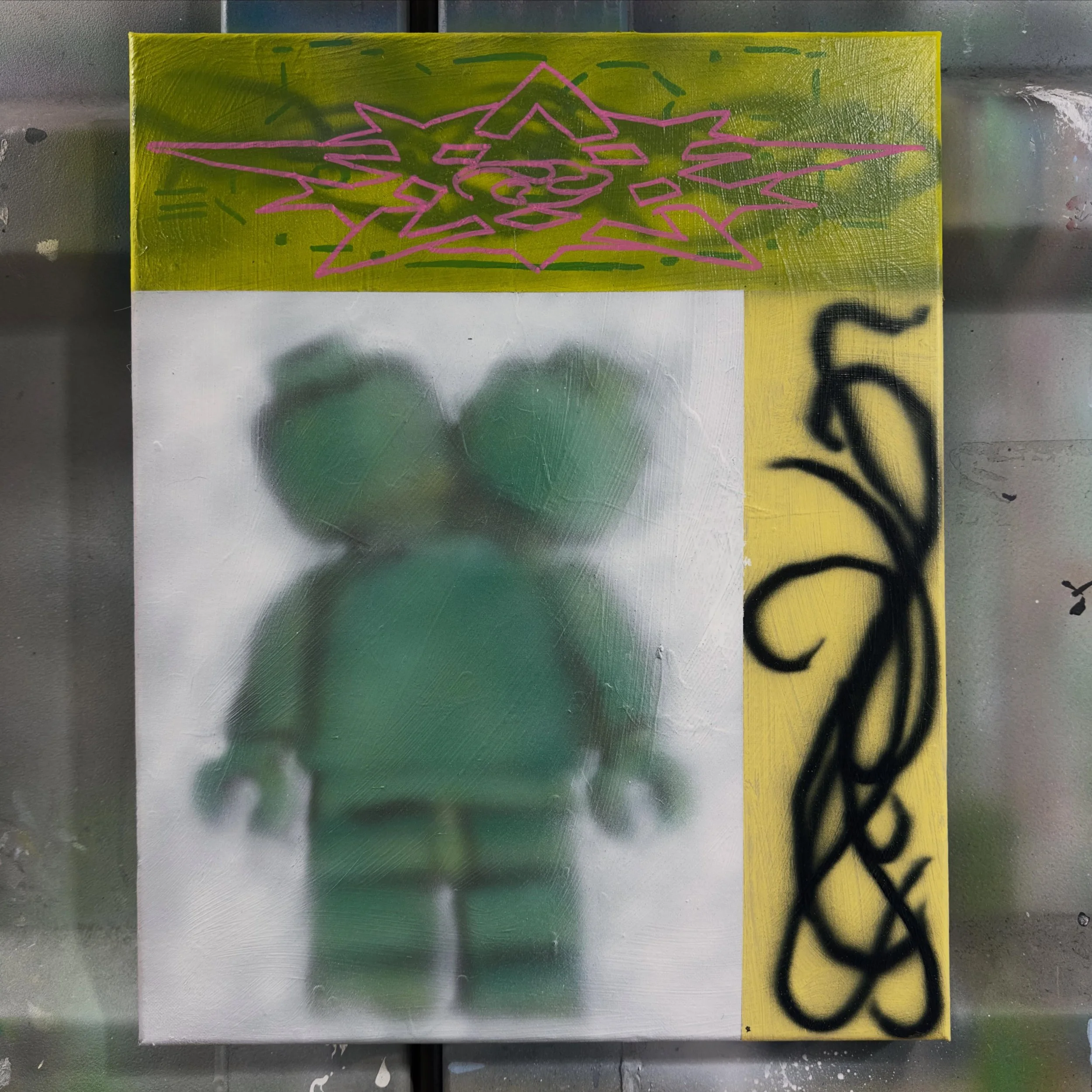 &ldquo;Efficiently bipolar&rdquo; 16&rdquo; x 20&rdquo;
Airbrush and acrylic on canvas 
All artwork for sale DM for a commission
#contemporaryart #acrylicpainting #airbrush #art #mentalhealth