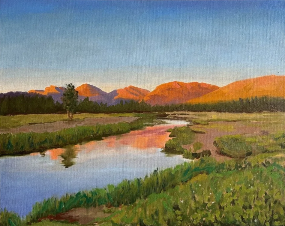 Tuolumne Meadows 
Oil on canvas, 2025