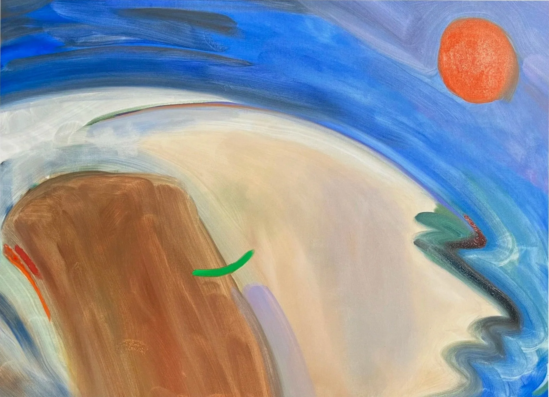 Sorry For Party Rocking (Point Arena) 
Oil on canvas 
36 x 48" 
2026